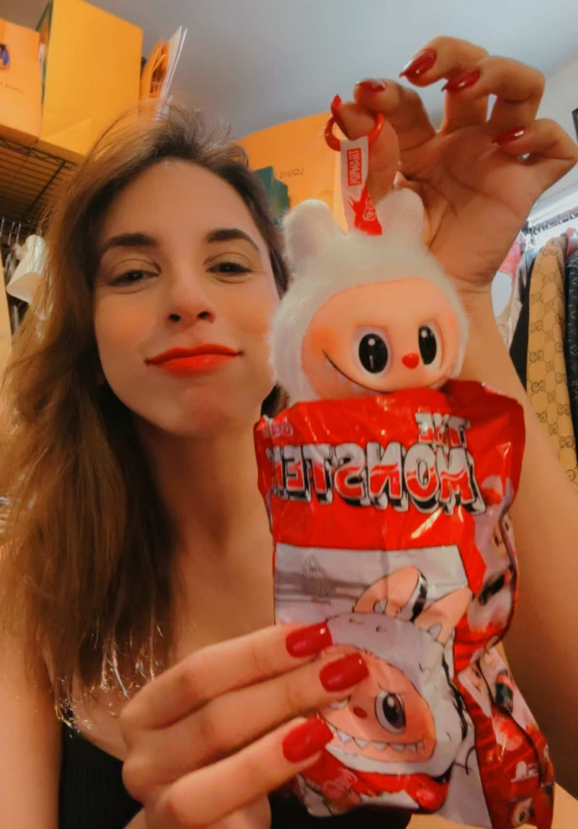 I love the present 🎁 thank you @TikTok amazing @labubu.official @POP MART US love all #labubu #fyp 