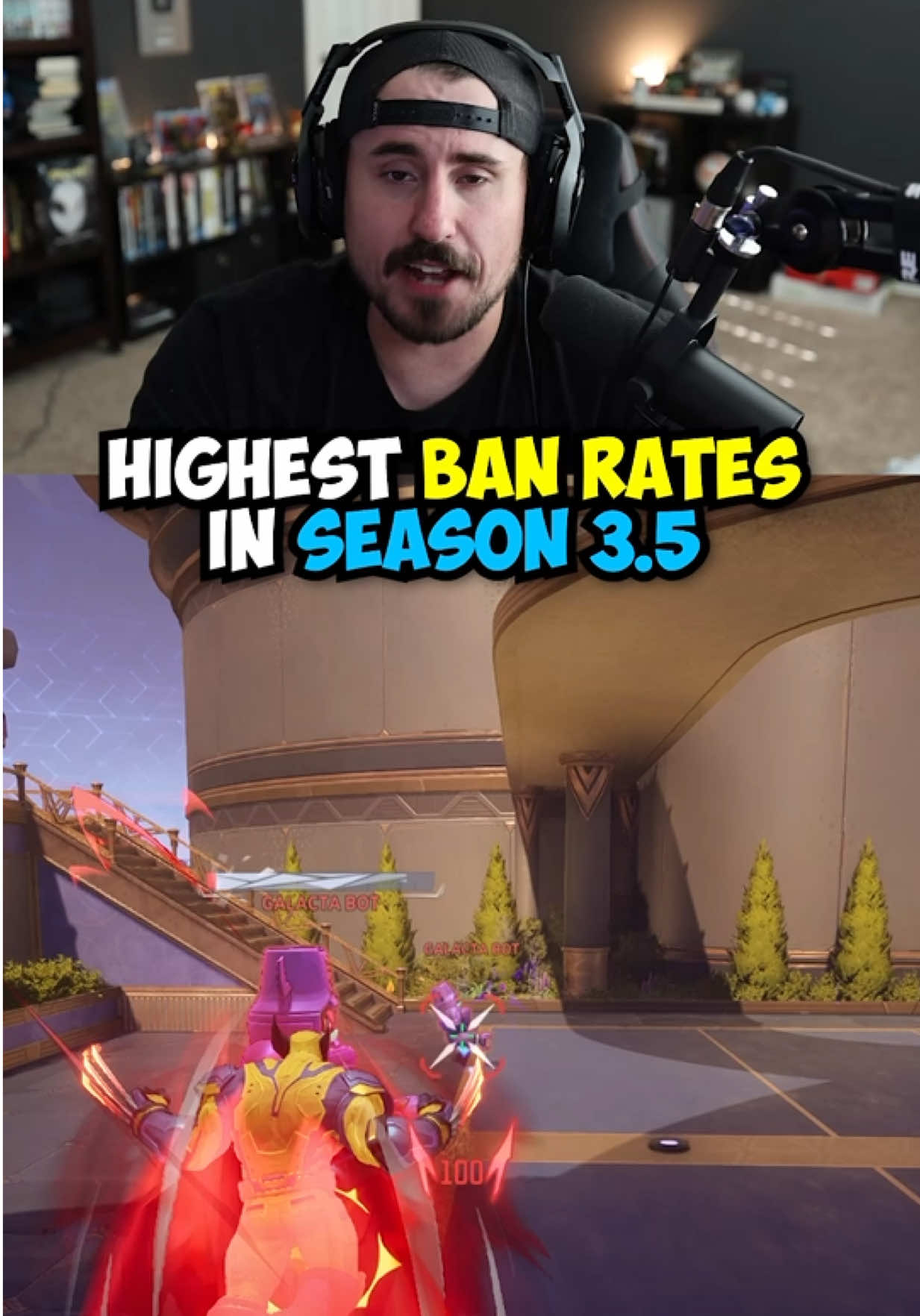 Highest Ban Rates in Season 3.5 of Marvel Rivals #marvelrivals #marvel #fyp 