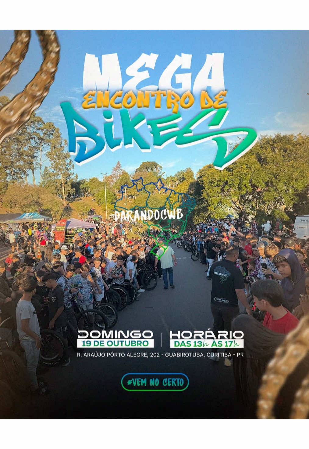 CONFIRMADO! Maior Evento de bikes de grau e wheeling que vai acontecer! | parando cwb #fyp #bike #parandocwb #eventodebike 