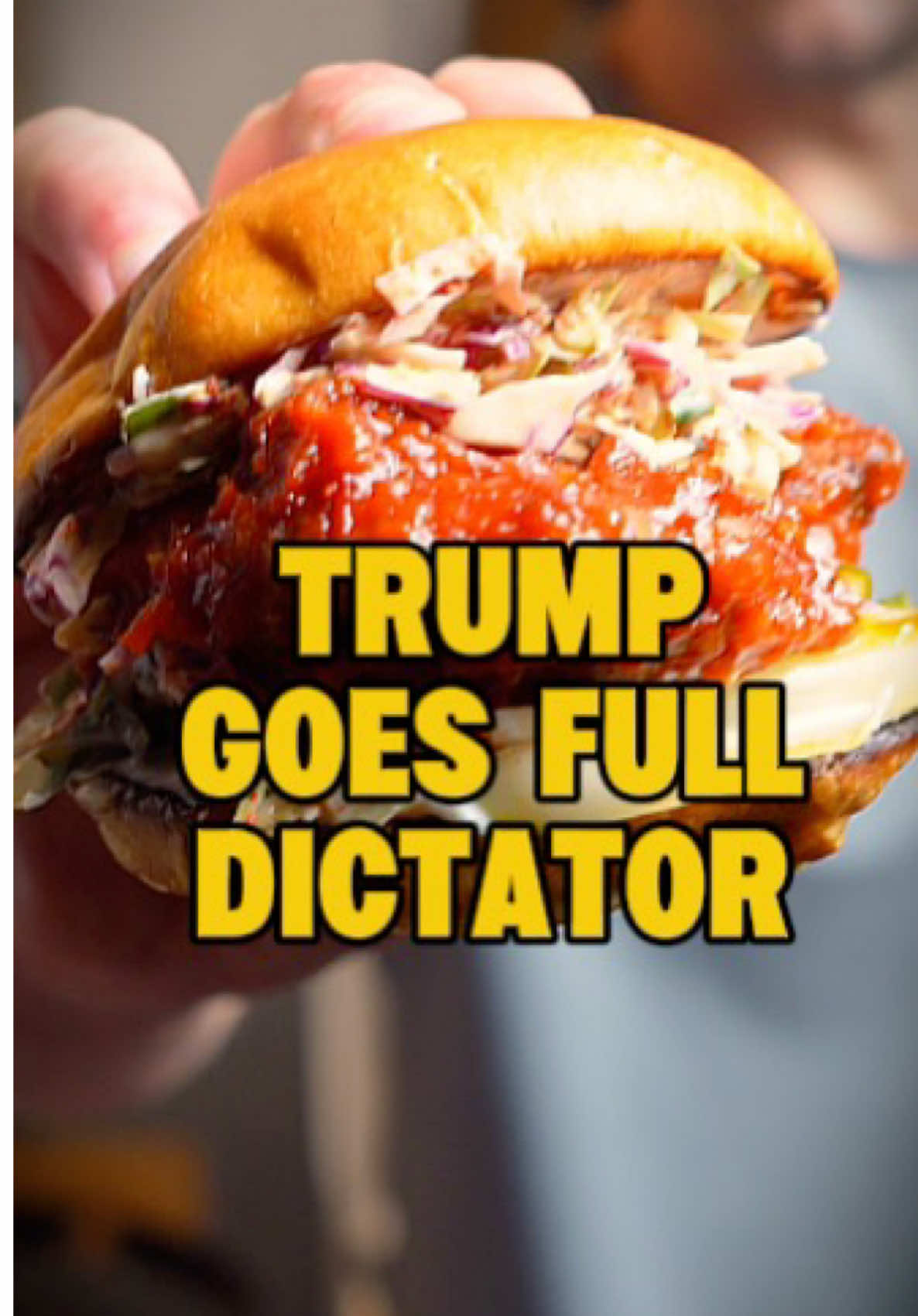 Watch me cook dinner while I explain how Trump has gone full dictator in 7 months