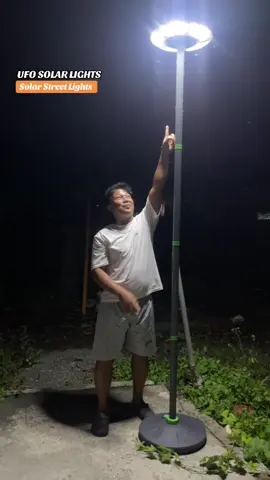 Ito magandang ilaw  #ufosolarlights #solarlights #solarlamp #streetlights 