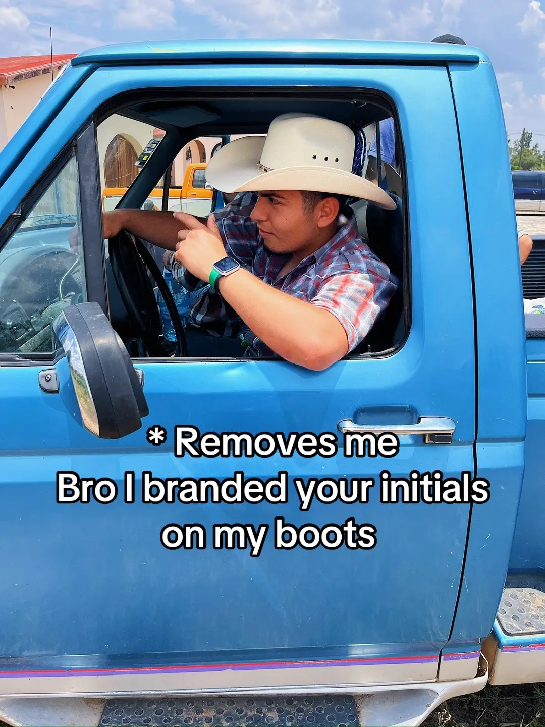 I personally branded them #latinoheat #headoverboots #country #viral #fyp 