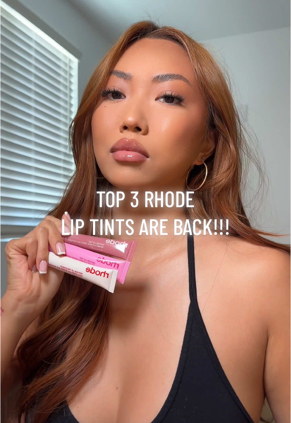 the TOP 3 @rhode skin lip tints that once was limited edition is now HERE TO STAY AYYYY with the reformulation too!! @sephora i havent used these in like AWHILE BC I WAS SAVING IT AHAHHAAH  #liptint #liptreatment #lippies #lipcombo #lipgloss #lipcombos #cathyslippies #lipswatches #liptryon #makeuptransition #haileybieber #makeuptutorial 