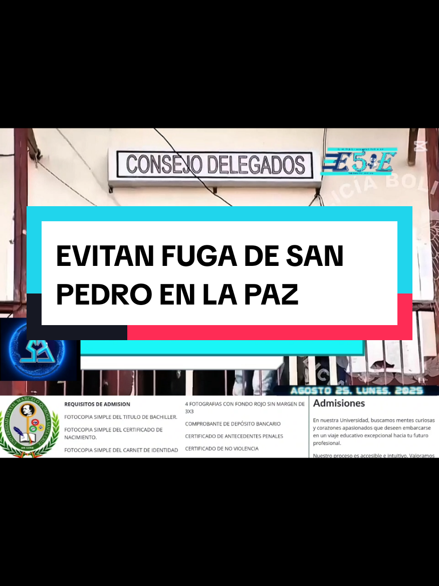 EVITAN FUGA DE SAN PEDRO EN LA PAZ EL DÍA DOMINGO LA POLICIA DEL RECINTO PENITENCIARIO DE SAN PEDRO EN LA PAZ, EVITARON LA FUGA DE UN REO QUE ESTABA ESCONDIDO EN UN TUMBADO  informa @Derbi Gabriel M. Uriarte I.  #ADI5toElemento #Noticias #Bolivia #LaPaz #SanPedro 