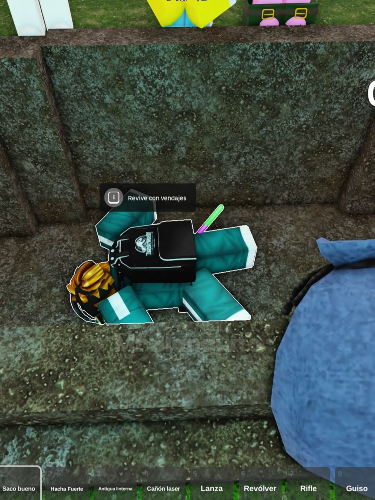 😞Te fuiste con honor...😞 #roblox #fyp #mrblanquito #99nightsintheforest #robloxmemes