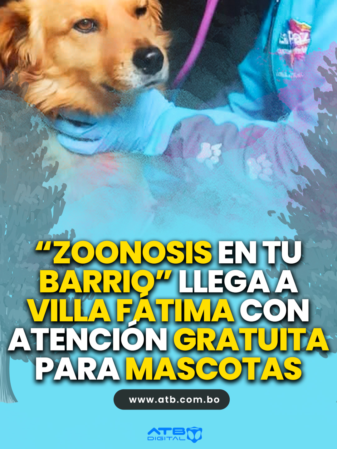 “Zoonosis en tu Barrio” llega a Villa Fátima con atención gratuita para mascotas 🐶🐱 ¡Atención Villa Fátima! Este jueves 29 de agosto, trae a tu perrito o gatito a la plaza Arandia entre las 09:00 y 15:30 para una jornada gratuita de atención veterinaria. Vacunas, vitaminas, chequeos y orientación en salud animal. ¡Cuidar a tus mascotas es cuidar a tu familia! 💚 📍 No olvides: perros con correa, gatos en transportadora. Próxima parada: Feria Dominical de Mil Colores – 31 de agosto. #ZoonosisEnTuBarrio #MascotasSanas #VillaFátimaConAmor #CuidaATuMascota #SaludAnimalLaPaz #JornadaVeterinaria #AlcaldíaLaPaz #AmorPorLosAnimales #MiBarrioMiMascota #VeterinariaGratis #ATBDigital