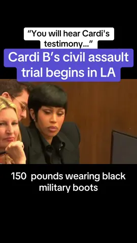 Rapper Cardi B is on trial in Los Angeles in a civil case over an alleged assault at a Beverly Hills OGBYN office. Opening statements were this afternoon. Her lawyer next to her is Lisa Moore of Atlanta, and her lawyer giving the opening is Peter Anderson of Davis Wright Tremaine LLP in Los Angeles. #law #crime #cardib #hiphop #court #legal 