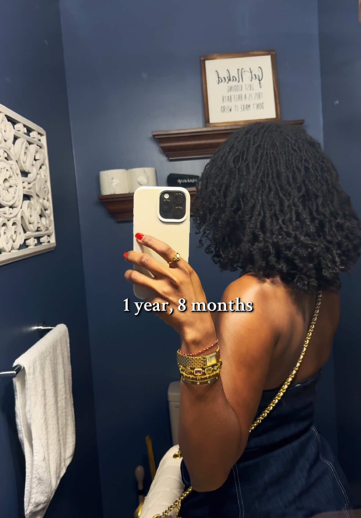Almost 2 years in this journey! Love every second of it 🥹  #locs #locsjourney #microlocs #microlicsjourney #microlocsoftiktok #microlocstwistout #curlyends #locslife 