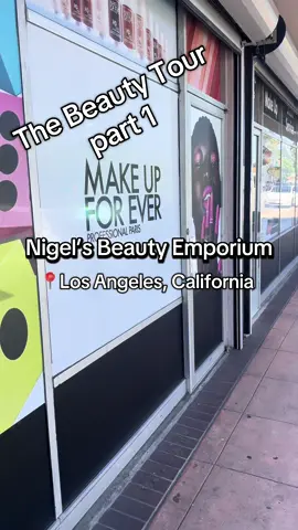 The beauty tour part one #nigelsbeautyemporium #beautyshop #beautyhaul #promakeupartist #mykitco 
