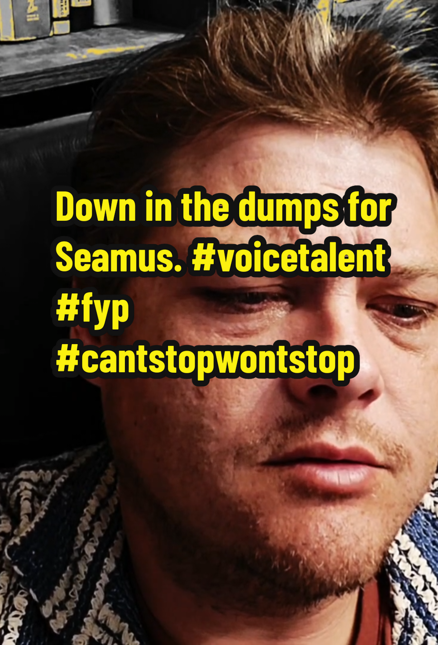 Down in the dumps for Seamus, eh, all you gotta do is fill the guy up with some food. He's all right. You should see how his wife is doing now. She ain't so happy and I've been doing dishes for the last week. I'm trying to pay off all the debt. Oh, well, what are friends for? #funny #voiceacting #shortstorycontent #characterdevelopment 