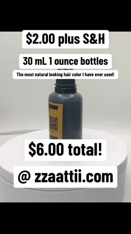 30 mL 1 ounce bottles now $2.00 plus $3.99 shipping and handling get them now at www.zzaattii.com #naturalhairdye #organichairdye #healthyhairdye #nontoxichairdye #naturalhaircolordye 