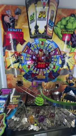 @Marvel Entertainment #Avengers #CoinPusher #InfinityStones at @Chuck E. Cheese 