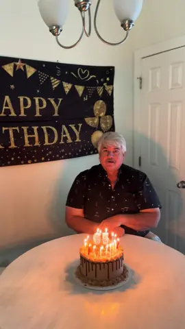 please enjoy this video of us singing happy birthday to my dad but the only word we sing is 
