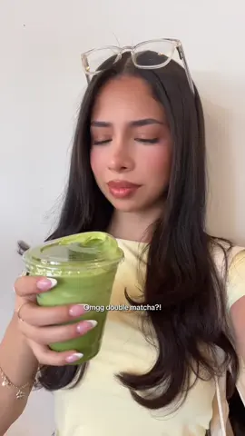 double matcha?☺️ #fyp #matcha 