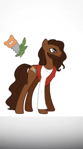 I just like drawing Jesus 🤍 #mlp #mylittlepony #jesuschrist #jesusart #mlpart 