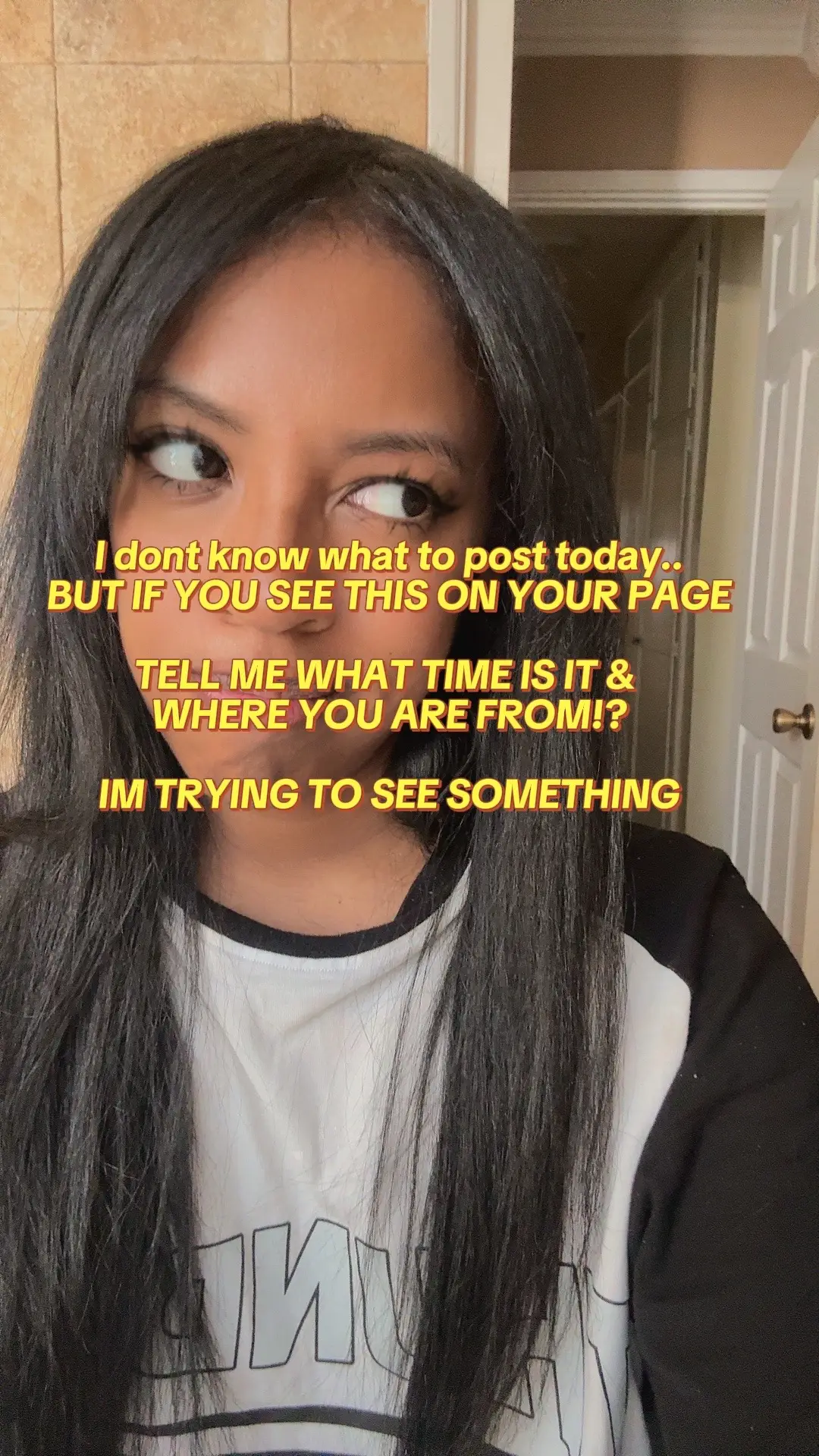 HOPE EVERYONE IS DOING WELL TODAY! Just letting the algorithm put me somewhere because I’m getting no traction. I’m trying to talk and meet people.  #creatorsearchinsights 