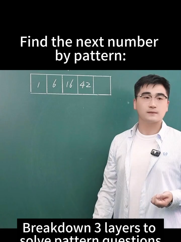 Breakdown 3 layers to solve pattern questions #education #pattern #thinking #math #maths #mathematics