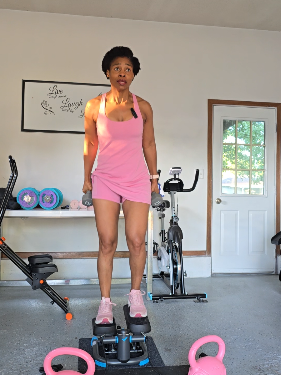 Full Body workout on the mini stepper 