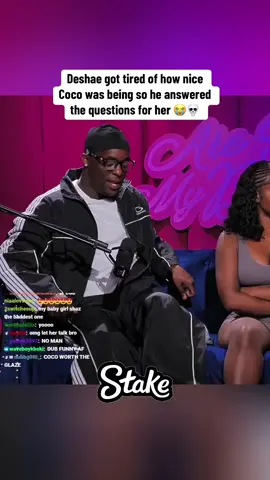 Deshae got tired of how nice Coco was being so he answered the questions for her 😭💀#ddg #deshaefrost #fyp #viral 