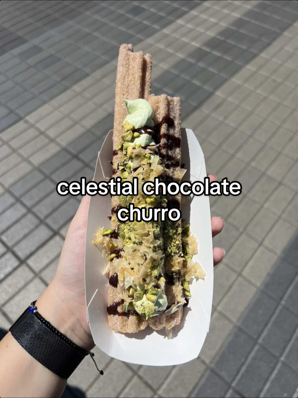they kinda cooked with the celestial chocolate churro 🤨🤨  #disneyland #disneylandfood 