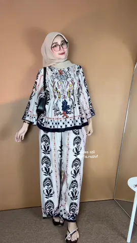 Nemu oneset cantik motif kekinian,dipake buat keluar cantik banget😍 #oneset #onesetrayon #setelanwanita #outfitideas #ootdhijab 