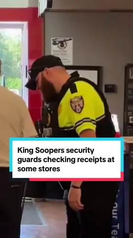 🧾 KING SOOPERS RECEIPT CHECKS Some viewers have contacted us with questions about security guards checking receipts at some King Soopers stores in the Denver metro area. They say it’s in response to rising retail theft. (8/25/25) #colorado #grocerystore #groceryshopping #receipt #fyp 