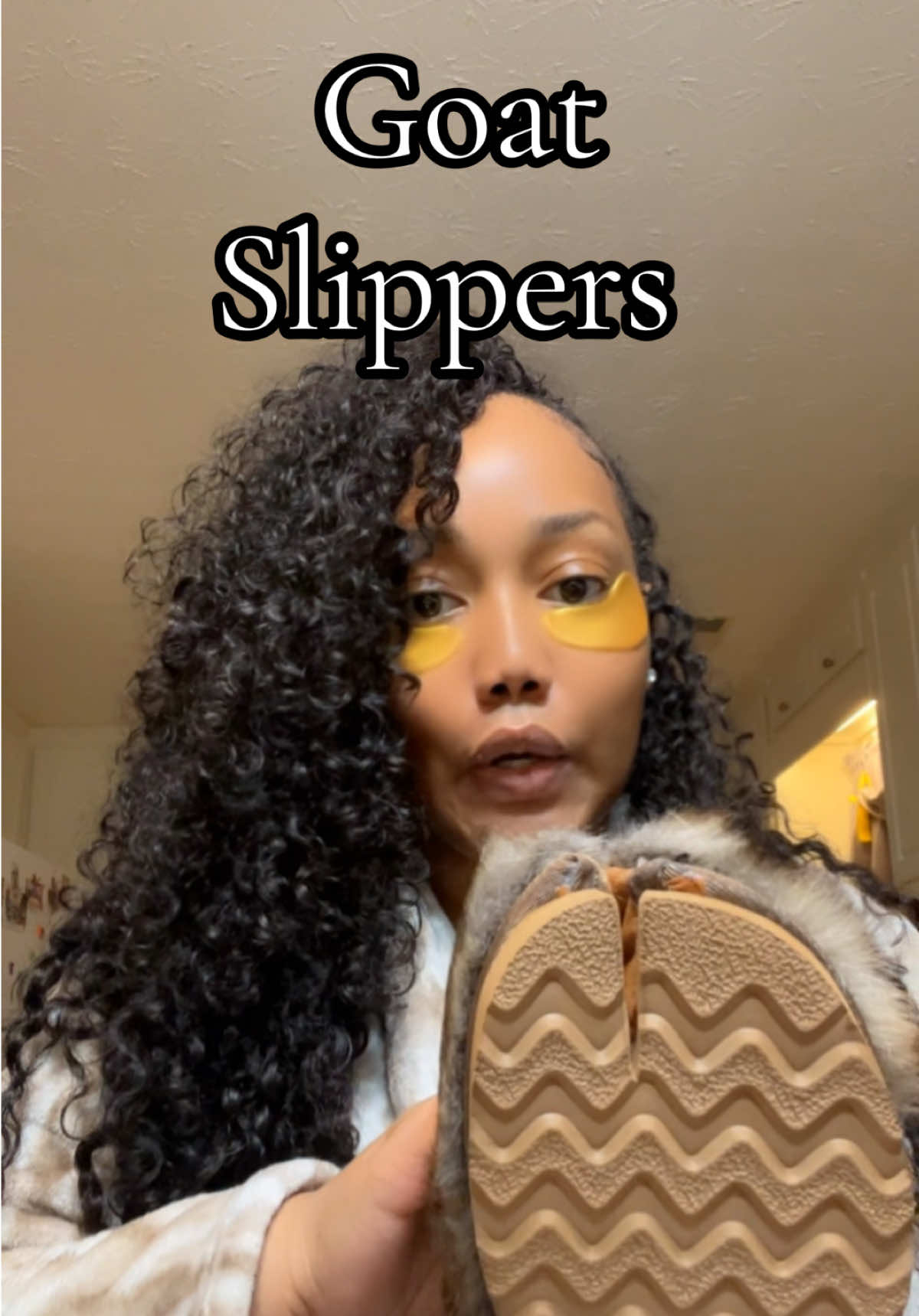 Goat Slippers #goatslippers #slippers #tiktokshopcreatorpicks 