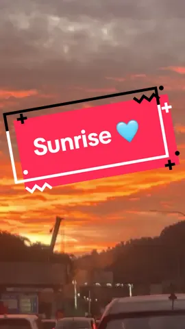 The road may be long, but every sunrise whispers, keep going, your journey is shaping the life you once dreamed of 🩵.  #morningvibes #gombak #lifelessons #fyp #sunrise 