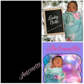 On Aug 22nd 2025 @ 12:12am  Another Princess Was Born 💞🩵 (Antoinette Donley) ...... Daddy Loves You Baby - Welcome To The World 💞🩵💞🩵💞
