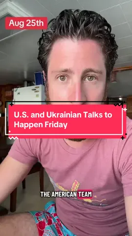 U.S. and Ukrainian Talks to Happen Friday 
