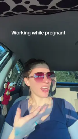 Working while pregnant is not for the weak  #fyp #pregnantmama #workingwhilepregnant #houstontexas #trend
