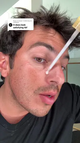 Replying to @Kickin’ It With Kevin it really it super satisfying like ASMR but with skin lol #drmelaxin #peelshot #skincare #pores 