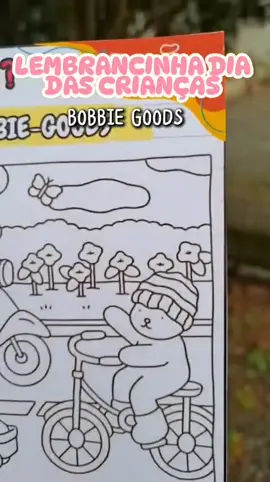 Um material fofo e super criativo para celebrar essa data especial! O arquivo acompanha: 🍭 Tags para pirulito colorido – prontinhas para imprimir e montar. 🎨 Desenhos exclusivos estilo Bobbie Goods para colorir – são 2 desenhos por folha A4, perfeitos para entregar com lápis de cor, giz de cera ou canetinhas. 📎 Arquivo em PDF 🎨 Diversão garantida para os pequenos 👉 Uma lembrancinha lúdica, econômica e cheia de cor para o Dia das Crianças!