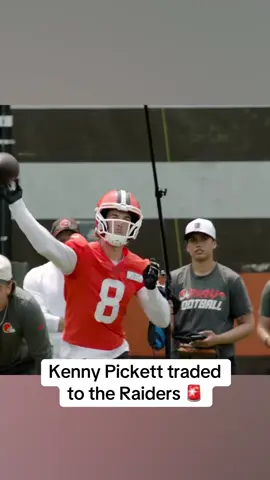 Breaking: The Browns are sending QB Kenny Pickett to the #Raiders, sources tell @Adam Schefter.  #Browns are getting back a 5th-round pick. #nflfootball (via @Cleveland Browns) #espnsocial