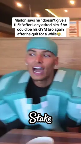Marlon says he “doesn’t give a fu*k”after Lacy asked him if he could be his GYM bro again after he quit for a while😭… #marlon #lacy #faze 