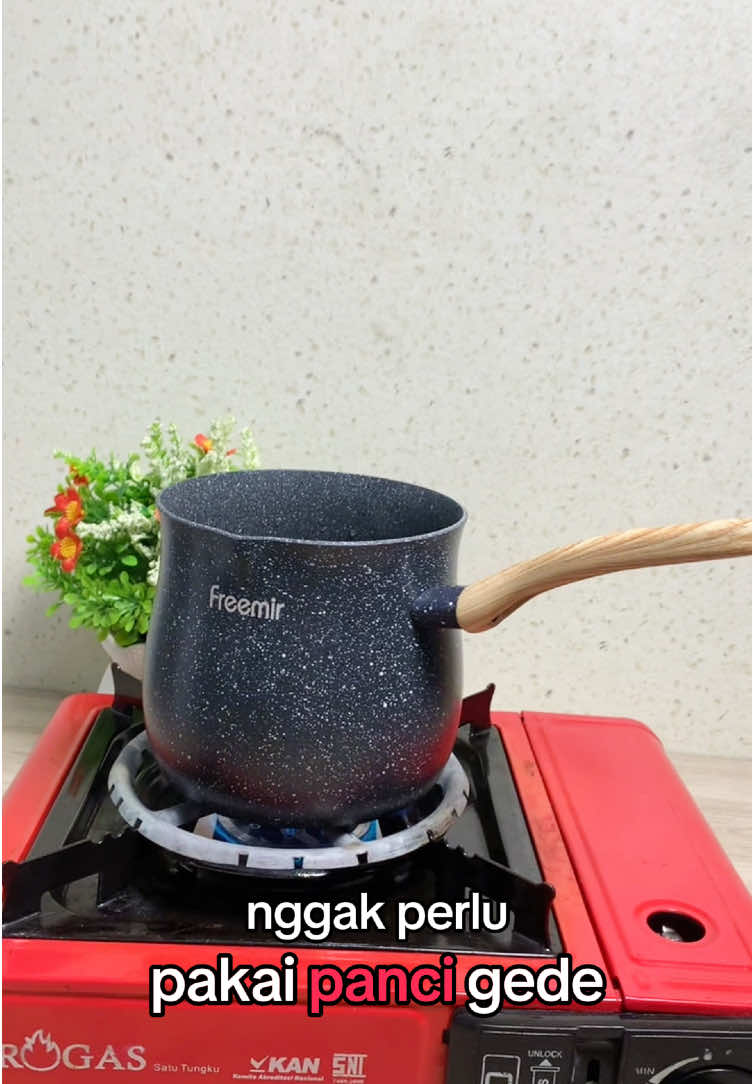 Panci gemoy mini muktifungsi antilengket#panci #pancikopi #pancigemoy 