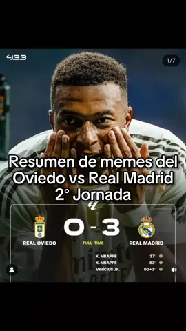 Real Madrid vs Real Oviedo Resumen #realmadrid #realoviedo #laliga #futbol #Soccer #resumenes #highlights #golazos #fyp #memesdefutbol 