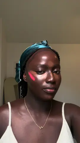Tried the paintedbyesther blush technique 💕 @Haus Labs by Lady Gaga  Foundation 540 deep neutral  @NYX Professional Makeup concealer in mocha  @Huda Beauty setting powder in cherry blossom  @Fenty Beauty contour stick in cavier  @Juvia’s Place bronzer palette in deep dark  @Morphe Cosmetics setting spray @Lilly Lashes 3D faux mink lashes in Miami 