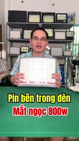 Khui pin đèn mắt ngọc kim cương 800 W#hiepxaykenh8 #dennangluongmattroigiatot #dennangluongmattroi #dennangluongmattroichinhhang #dennangluong 
