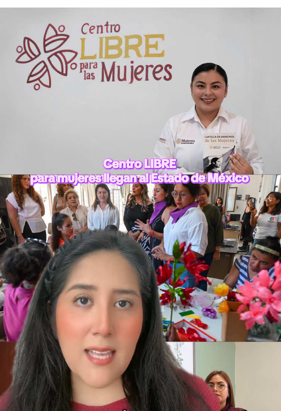 💜 ¡Los Centro LIBRE ya están en el Estado de México  para ti! Son espacios seguros pensados para apoyarte, escucharte y acompañarte. 🌸✨ Aquí encontrarás: 🤝 Asesoría y apoyo emocional 📚 Talleres y capacitaciones 💼 Herramientas para tu crecimiento personal y profesional Porque ninguna mujer está sola y juntas podemos más. 💪💜 #estadodemexico #delfinagomez #mujeres #parati #noticias 