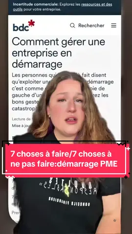 Selon moi, tout entrepreneur devrait connaître le site web de la BDC et tous les articles extrêmement complets, les outils, les guides, etc. qui s’y trouvent! C’est littéralement une mine d’or 🙌 #conseilsfinanciers #adultesresponsables #entrepreneur #pme #demarrage 
