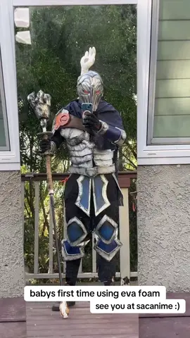 wehehehehe almost done #sacanime2025 #cosplay #machineherald #cosplaytok #cosplayer 