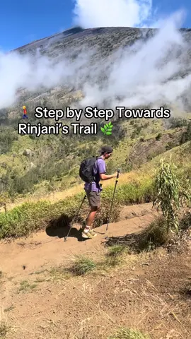 Every great journey begins with a single step. With cool mountain air, winding trails, and clouds dancing at the foot of Mount Rinjani, each step feels meaningful. 🌄✨ Are you ready to challenge yourself and experience the beauty of Rinjani up close?