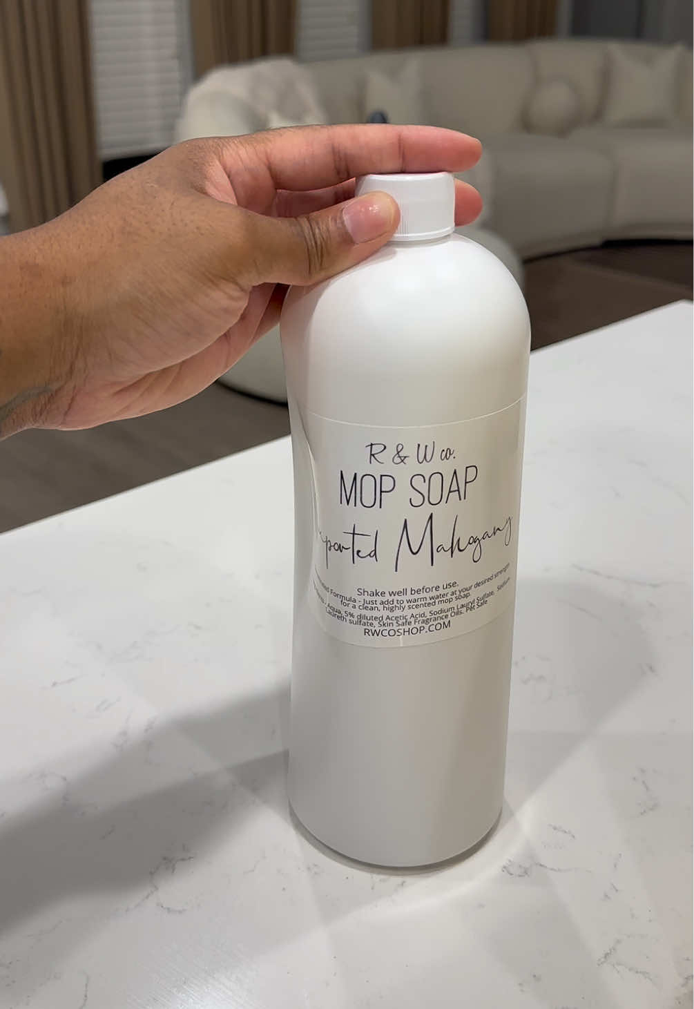 This mop soap smells so good & cleaned my floors so well ! #10outof10 #tiktokshop #homefinds  