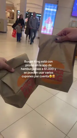 Datito de comida 🍔 en burger king deben descargar la app 🤍  #burgerking #dato #hamburguesa #oferta #chile  