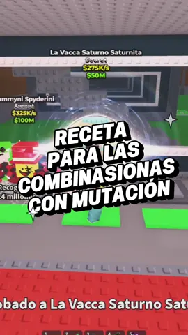 Las Combinasionas de 75M con esta receta 😈 | ig: banabot.7 #fyp #roblox #robloxgirl #robaunbrainrot #stealabrainot 
