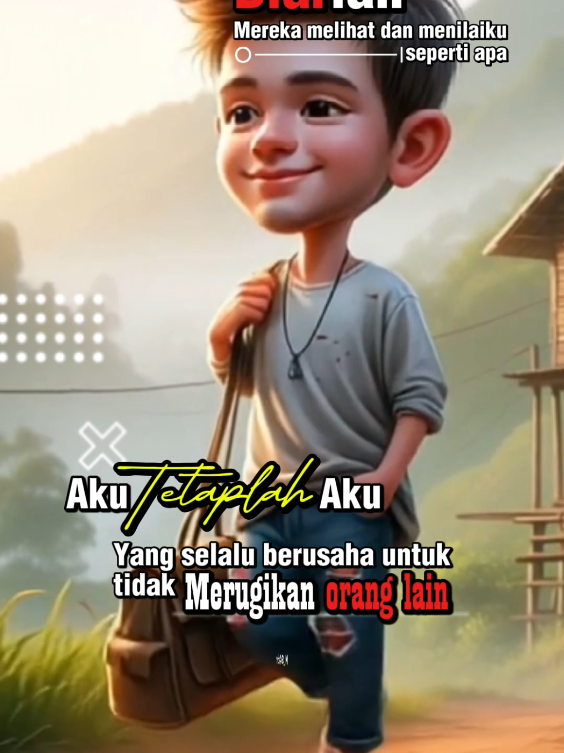 Biarlah mereka melihat dan menilaiku