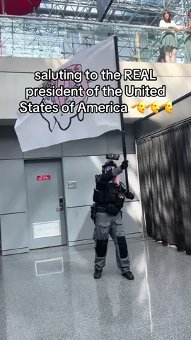 wdym donald trump is the current US president? the real one is right there!!! - #nikke #nikkegoddessofvictory #doro #anyc #animenyc 