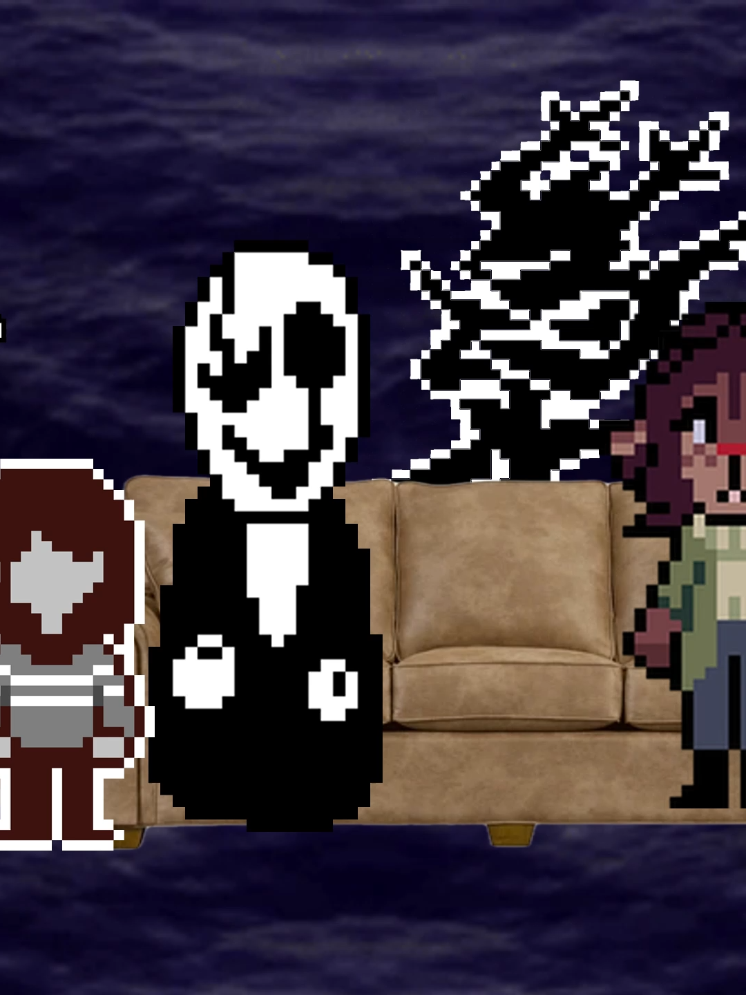 Introducing Flowey! | first day in the bunker, and they already broke his will. @huecycles dess sprite #deltarune #deltarunedess #dessholiday #undertale #gaster #roaringknight #flowey #pvz