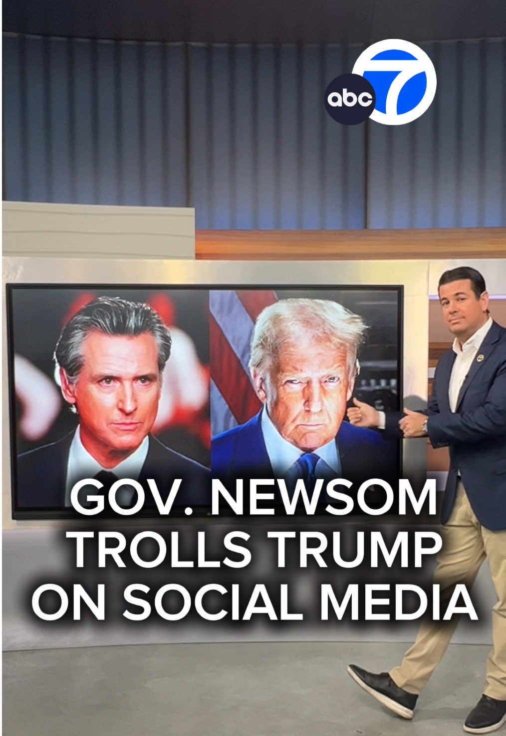 Taking on President Donald #Trump isn't new for Gov. Gavin #Newsom, but imitating the president on social media is. Newsom's #trolling the last few weeks has been extra spicy, timed around the launch of the campaign for an issue that's the opposite of spicy: #redistricting! ABC7's political reporter Josh Haskell breaks it down. #politics 
